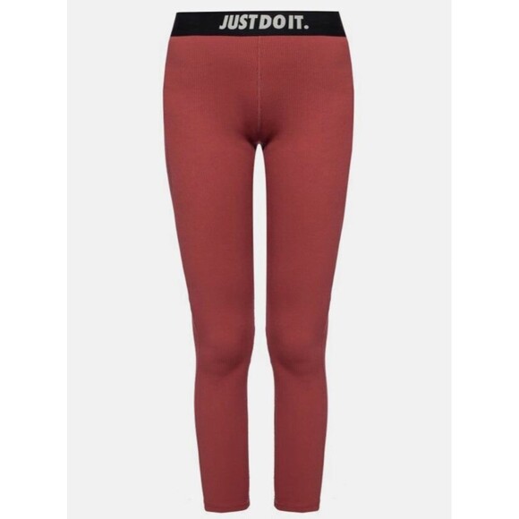 Nike Sportswear Leggings Ribbed JDI BV5272-661 Women's Size M nwot - Picture 5 of 11